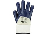Asatex 3430 Nitrile Blue Glove  Safety Cap  Open Back