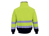 Portwest PJ50 - Hi-Vis Warnschutz 3-in-1 Pilotjacke Gelb/Marine