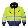 Portwest PJ50 - Hi-Vis Warnschutz 3-in-1 Pilotjacke Gelb/Marine