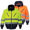 Portwest PJ50 - Hi-Vis Warnschutz 3-in-1 Pilotjacke Gelb/Marine