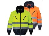 Portwest PJ50 - Hi-Vis Warnschutz 3-in-1 Pilotjacke Gelb/Marine