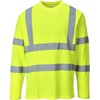 Portwest S278 Hi-Vis T-shirt lange mouwen Geel