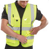 Bseen WCENGEXECM Saturn Gilet Hi-vis Yellow - 4X EXTRA LARGE
