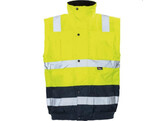 VIZWELL VW60CBY Pilot-Jas 2 in 1  Geel / Marine - S