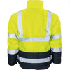 VIZWELL VW60CBY Pilot-Jas 2 in 1  Geel / Marine - S