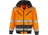VIZWELL VW126CO Pilot Jacket 4 in 1 Orange / Marine.