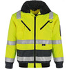 VIZWELL VW126CY Pilot Jas 4 in 1 Geel / Marine. - L