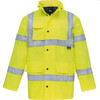 Vizwell VW01Y parka de protection d avertissement jaune fluorescent