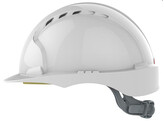 JSP EVO3 ONETOUCH VEILIGHEIDSHELM MET SLIP - Wit - GEVENTILEERD