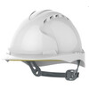 JSP EVO3 ONETOUCH VEILIGHEIDSHELM MET SLIP - Wit - GEVENTILEERD