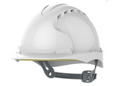 JSP EVO3 ONETOUCH VEILIGHEIDSHELM MET SLIP - Wit - GEVENTILEERD