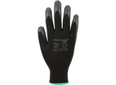 Asatex 3740 Latex Handschoen  Zwart