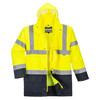 Portwest S766YBR - Essential 5-in-1 parka Yellow/Black
