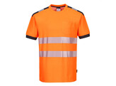 Portwest T181 - PW3 Hi-Vis Vision T-Shirt Korte Mouw Oranje/Grijs - S