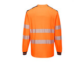 Portwest T185 - T-Shirt PW3 Hi-Vis Vision Lange mouw Oranje/Marine - L