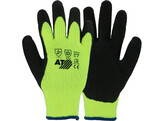 Asatex 3675W  Knitted Winter Glove  Black / Fluo Yellow