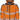 Vizwell VW268O veste softshell d hiver orange-gris