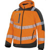 Vizwell VW268O veste softshell d hiver orange-gris