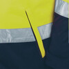 VIZWELL VW135Y Softshell jacket  breathable  wind and waterproof  Yellow / Navy