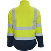 VIZWELL VW135Y Softshell jacket  breathable  wind and waterproof  Yellow / Navy