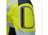 VIZWELL VW177PY Winter Softshell Jackke Geel / Marine - L