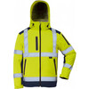 VIZWELL VW177PY Winter Softshell Jackke Geel / Marine - L