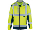 VIZWELL VW177PY Winter Softshell Jackke Geel / Marine - L