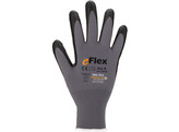 Asatex E091N Gant tricote fin  enduit de nitrile micro-mousse clous