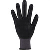 Asatex E091N Gant tricote fin  enduit de nitrile micro-mousse clous