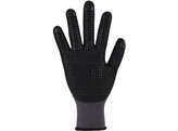 Asatex E091N Gant tricote fin  enduit de nitrile micro-mousse clous