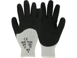 Asatex 3675  Knitted Winter Glove  Black / Grey