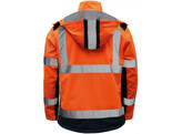 VIZWELL VW177O Softshell-Jacke Orange / Marine
